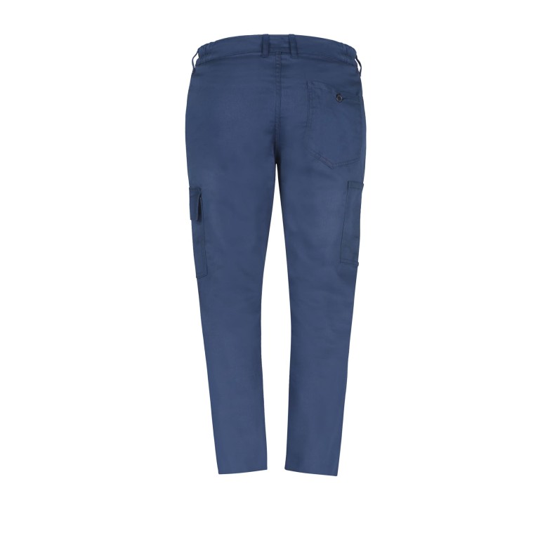 Pantalon économique bleu en 100% coton Massaua,...