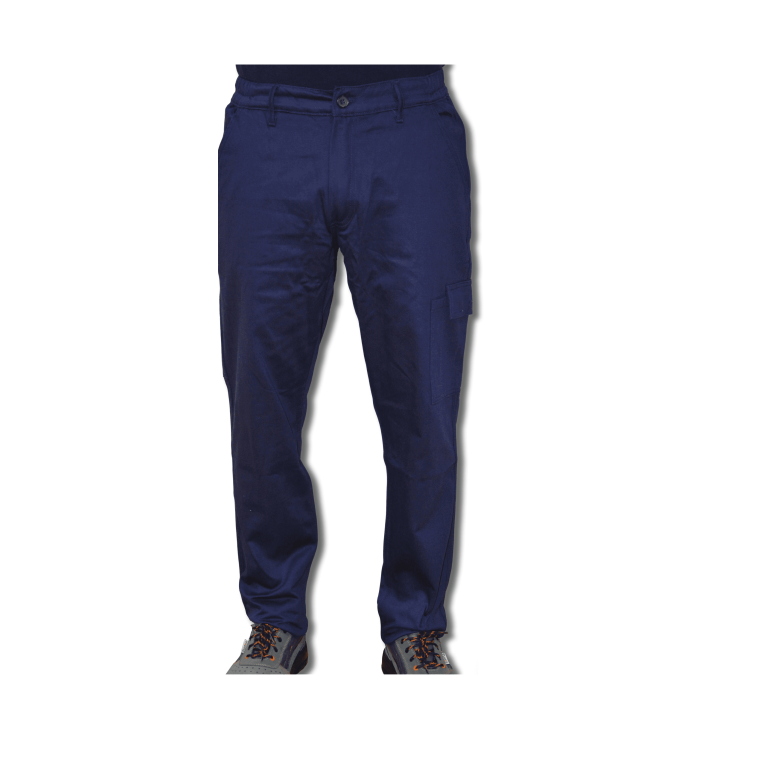 Pantalon économique bleu en 100% coton Massaua,...