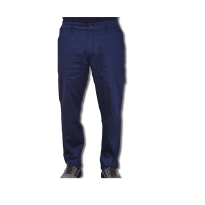 Pantalon économique bleu en 100% coton Massaua, à poches multiples