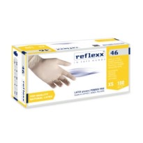 Gants en latex sans poudre - Reflexx 46