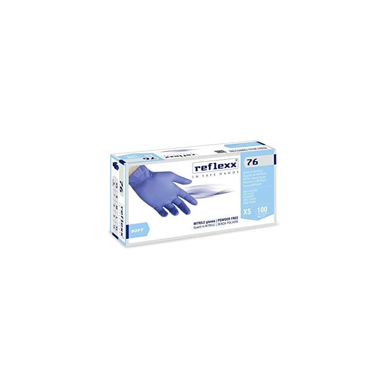 Gants en nitrile Soft Reflexx 76