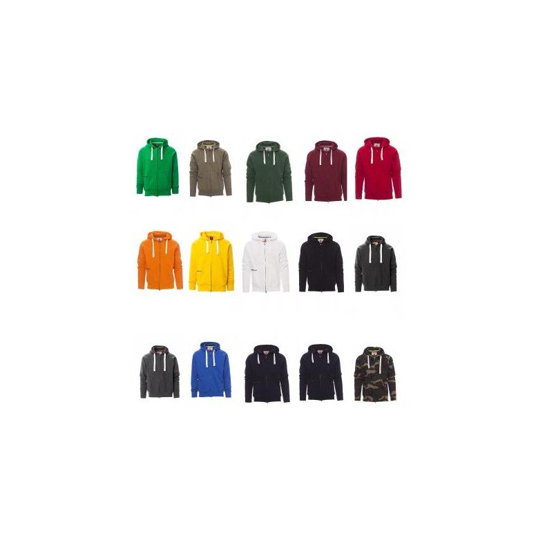 Sweatshirt de travail à fermeture éclair longue...