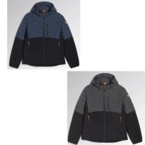 Veste de travail Diadora PADDED JACKET OSLO HYBRID Multi-pocket Waterproof Hooded 702.181813