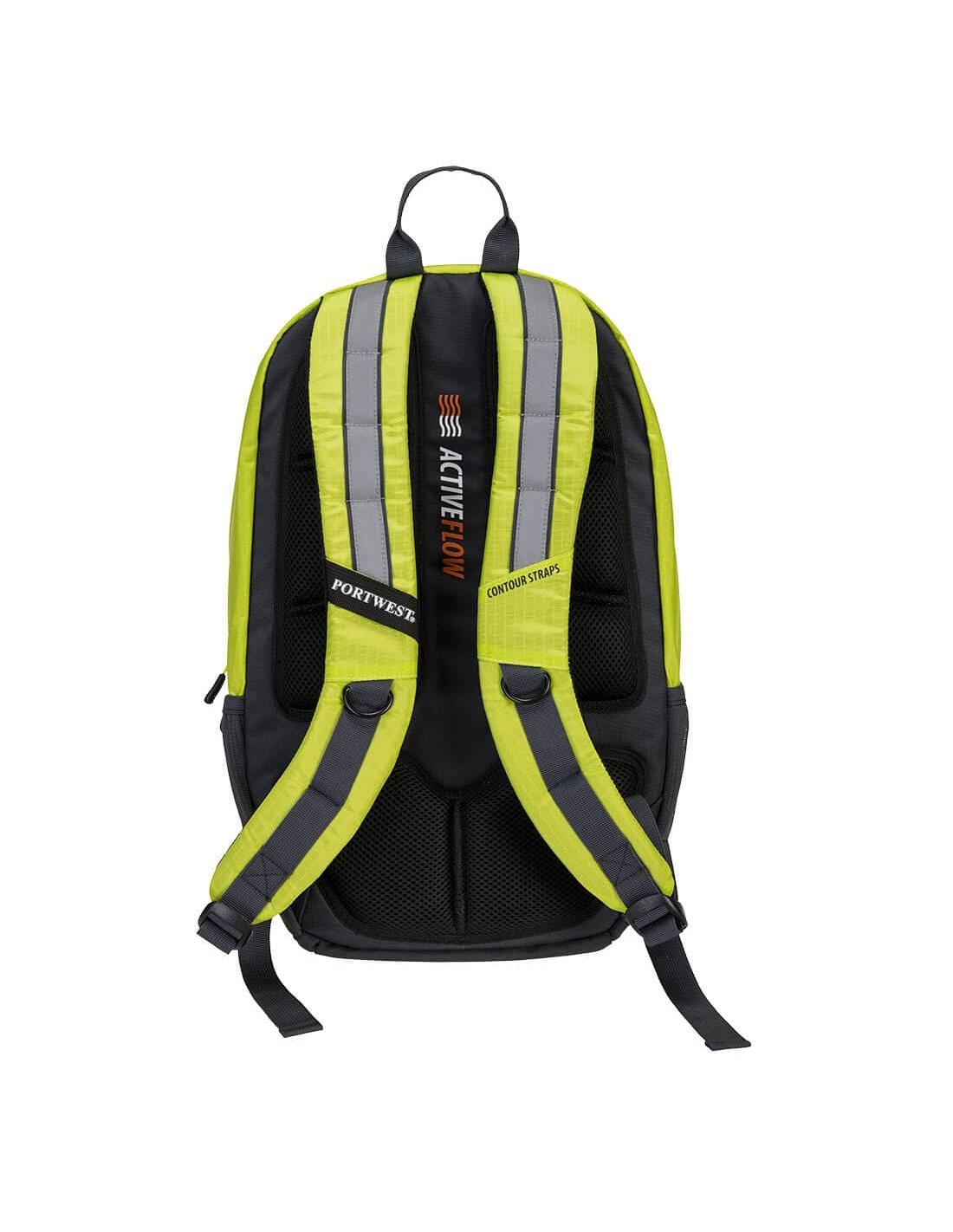 Sac à Dos Haute Visibilité Portwest - Idéal Travail & Randonnée - Taille Large - Polyester Résistant