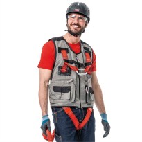 Harnais avec gilet de travail AKROBAT AK8730