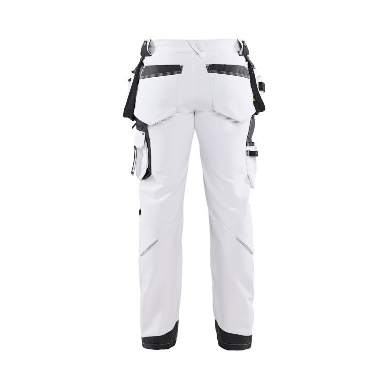 Pantalon de travail à poches multiples stretch...