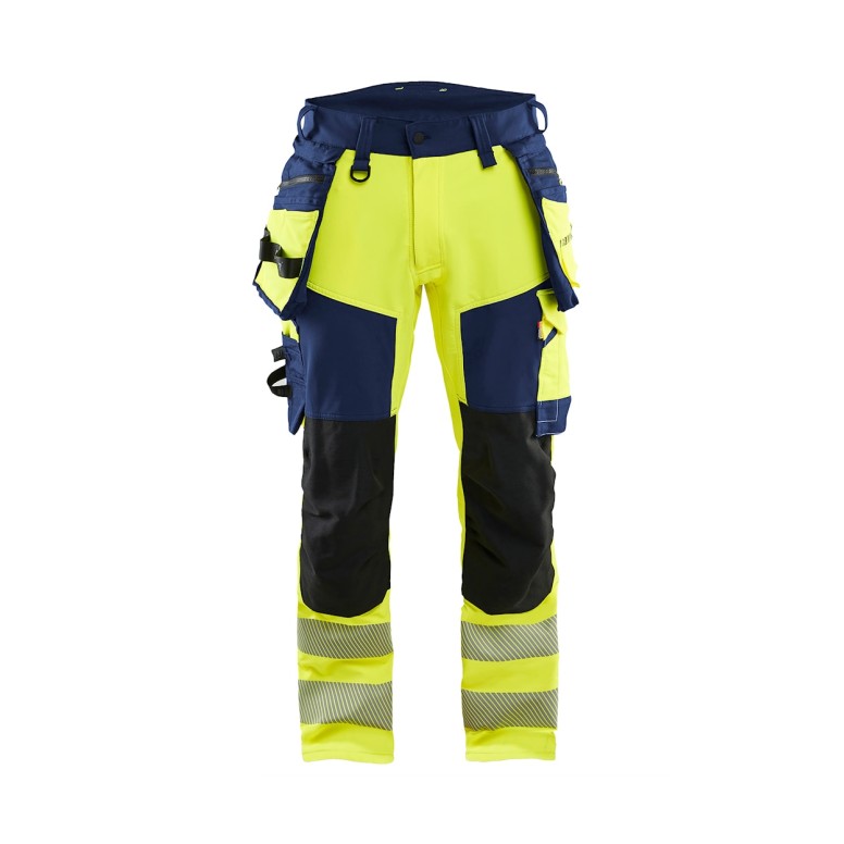 Pantalon de travail haute visibilité Multipoche...