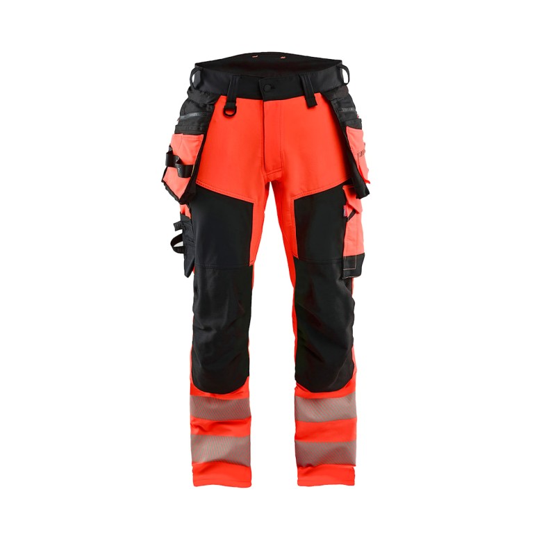 Pantalon de travail haute visibilité Multipoche...