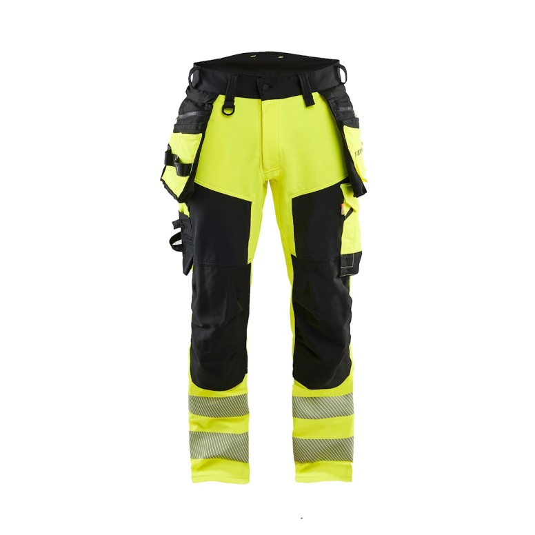 Pantalon de travail haute visibilité Multipoche...