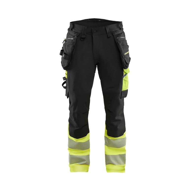 Pantalon de travail haute visibilité Multipoche...