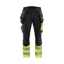 Pantalon de travail haute visibilité Multipoche Stretch Blaklader High VIS stretch 4 VIE  112516488933C50