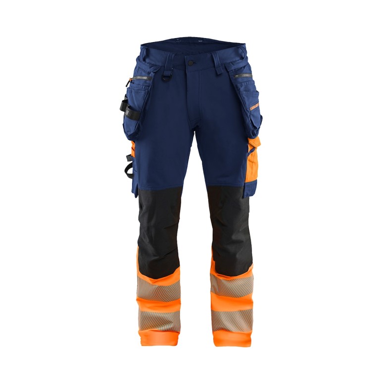 Pantalon de travail haute visibilité Multipoche...