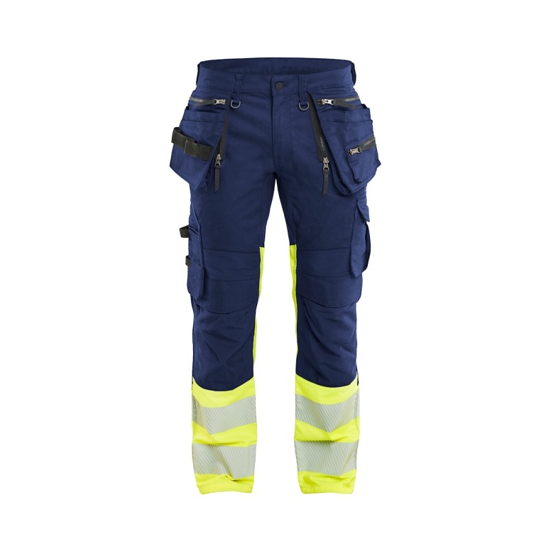 Pantalon de travail haute visibilité Multipoche...