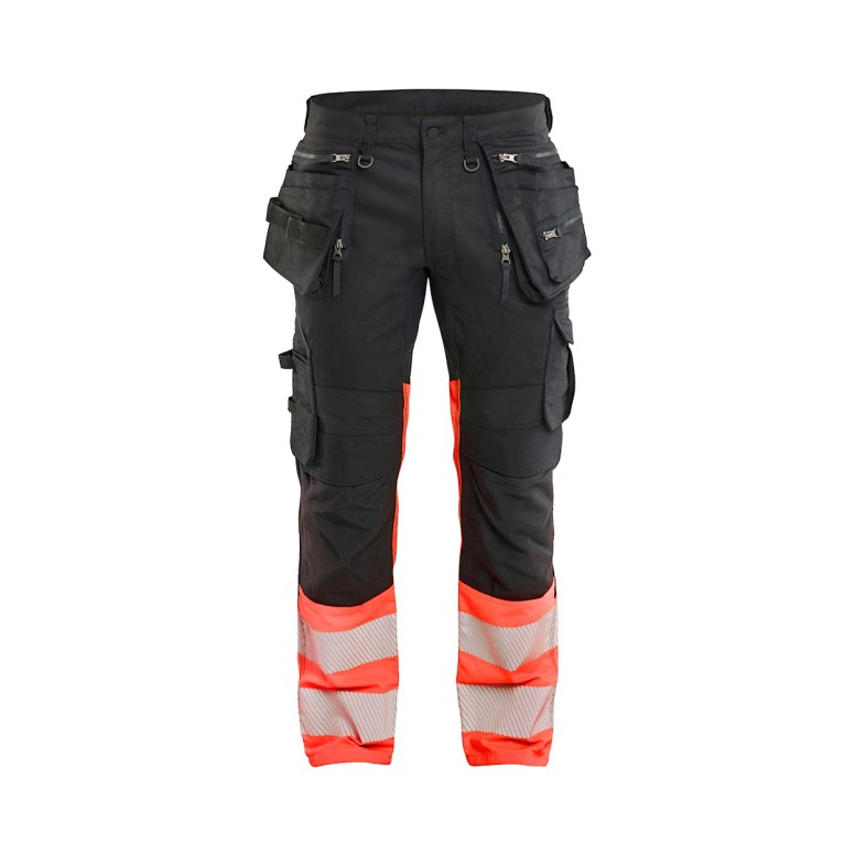 Pantalon de travail haute visibilité Multipoche...
