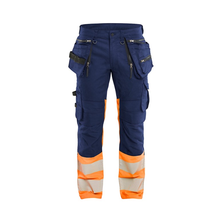 Pantalon de travail haute visibilité Multipoche...