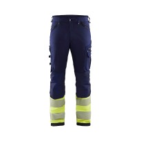 Pantalon de travail haute visibilité Multipoche Stretch...