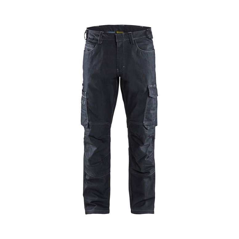 Pantalons de travail en jean Multipoche Stretch...