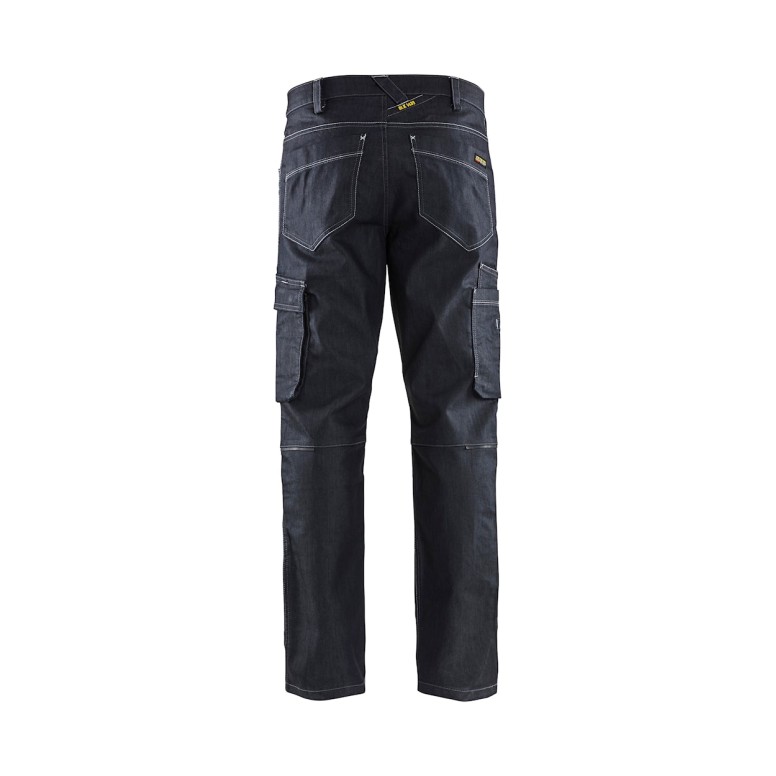 Pantalons de travail en jean Multipoche Stretch...