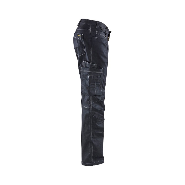 Pantalons de travail en jean Multipoche Stretch...