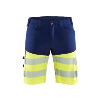 Bermuda de travail haute visibilité Multipoche Stretch Blaklader High VIS stretch 154118118933C50