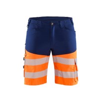 Bermuda de travail haute visibilité Multipoche Stretch Blaklader High VIS stretch 154118118933C50