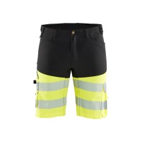 Bermuda de travail haute visibilité Multipoche Stretch Blaklader High VIS stretch 154118118933C50