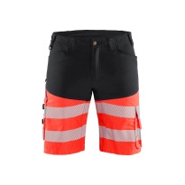 Bermuda de travail haute visibilité Multipoche Stretch Blaklader High VIS stretch 154118118933C50