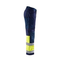 Pantalon de travail Multipoches Softshell haute visibilité Blaklader High Vis 156225178933C50