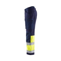 Pantalon de travail Multipoches Softshell haute visibilité Blaklader High Vis 156225178933C50