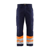 Pantalon de travail Multipoches haute visibilité Blaklader High Vis 156418118933C50