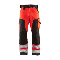 Pantalons de travail Multipoches haute visibilité Blaklader High Vis 156618113389C50