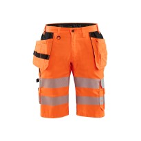 Bermuda de travail multipoche haute visibilité Blaklader High VIS Stretch 158618113300C50