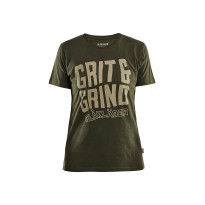 T-shirt à manches courtes de travail en 100% coton Blaklader Grit and Grind Lady 940910424209L