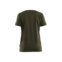 T-shirt à manches courtes de travail en 100% coton Blaklader Grit and Grind Lady 940910424209L