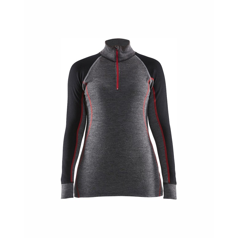Maillot Thermique à manches longues avec zip de...