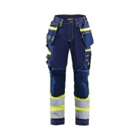 Pantalon de Travail Haute Visibilité Stretch Multipoches 100% Coton Blaklader Lady 719613708833C42