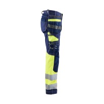 Pantalon de Travail Haute Visibilité Stretch Multipoches 100% Coton Blaklader Lady 719613708833C42