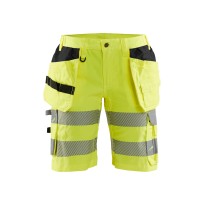 Bermuda de Travail Haute Visibilité Multipoches Stretch...
