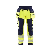 Pantalon de travail haute visibilité stretch imperméable multipoches Blaklader Softshell 182025133389C50