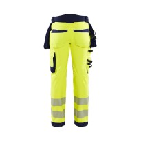 Pantalon de travail haute visibilité stretch imperméable multipoches Blaklader Softshell 182025133389C50