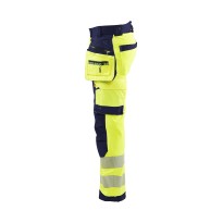 Pantalon de travail haute visibilité stretch imperméable multipoches Blaklader Softshell 182025133389C50