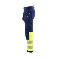 Pantalon de travail haute visibilité stretch imperméable multipoches Blaklader Softshell 182125138933C50