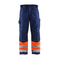 Pantalon de travail haute visibilité Multipoches hiver Blaklader High Vis 186218113389C50