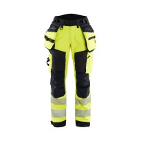 Pantalon de Travail Haute Visibilité Stretch Imperméable Multipoches Blaklader Softshell Lady 711825133389C42