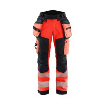 Pantalon de Travail Haute Visibilité Stretch Imperméable Multipoches Blaklader Softshell Lady 711825133389C42