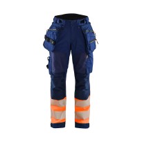 Pantalon de Travail Haute Visibilité Stretch Imperméable Multipoches Blaklader Softshell Lady 711425138933C42