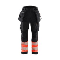 Pantalon de Travail Haute Visibilité Stretch Imperméable Multipoches Blaklader Softshell Lady 711425138933C42