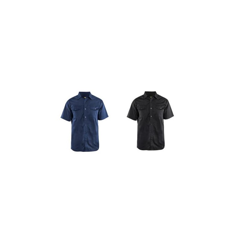 Chemise de travail Blaklader en Twill à manches...