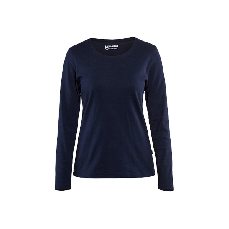 T-shirt de travail à manches longues pour femme...