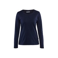 T-shirt de travail à manches longues pour femme Blaklader 100 % coton 330110321000L